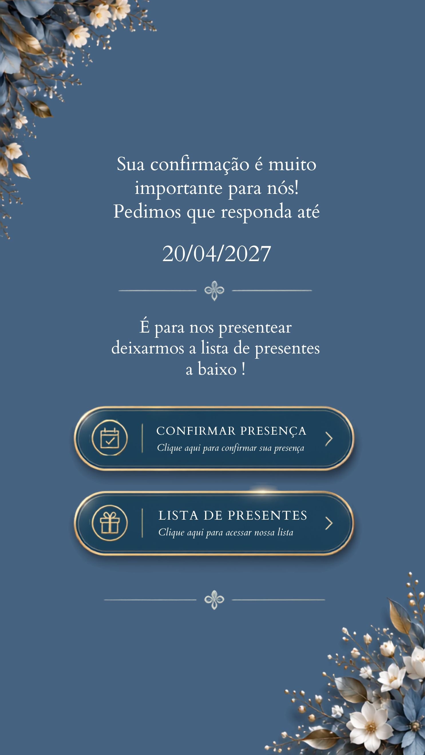 Confirmação de Presença